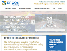 Tablet Screenshot of epconfranchising.com